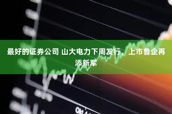 最好的证券公司 山大电力下周发行，上市鲁企再添新军
